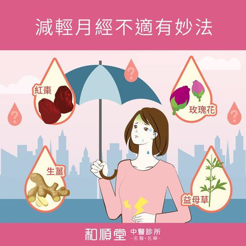 【和順資訊速遞】減輕月經不適有妙法~ 飲食篇