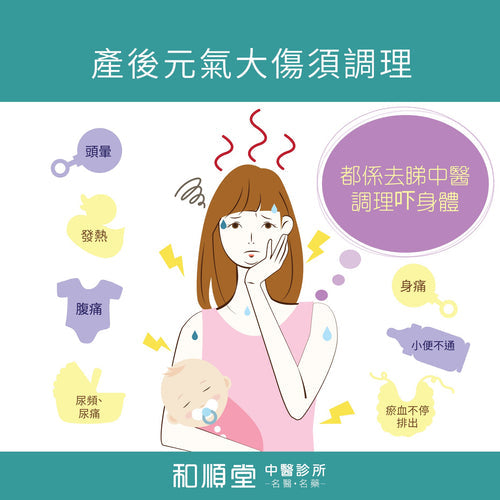 【和順資訊速遞】女性中醫藥調養（二）產後調理篇