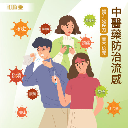 【和順資訊速遞】流感病毒肆虐易中招・和順堂醫師助防治及調理