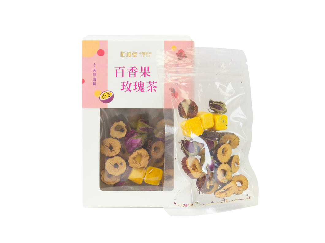 百香果玫瑰茶
